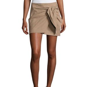 Isabel Marant Etoile Plaid Wrap Skirt Size 36